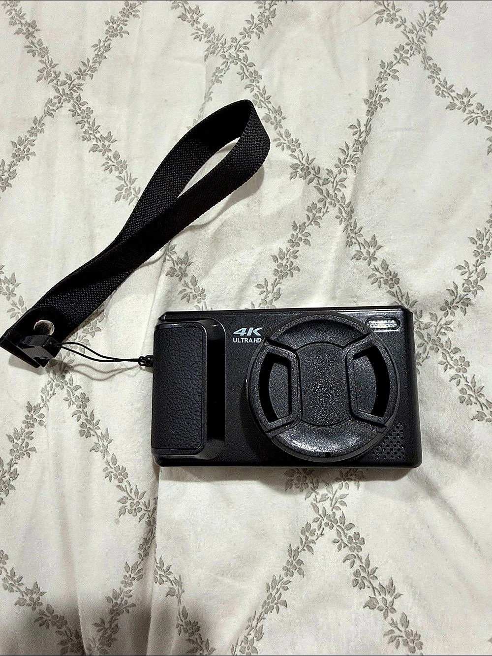 Black Digital Camera with Accessories